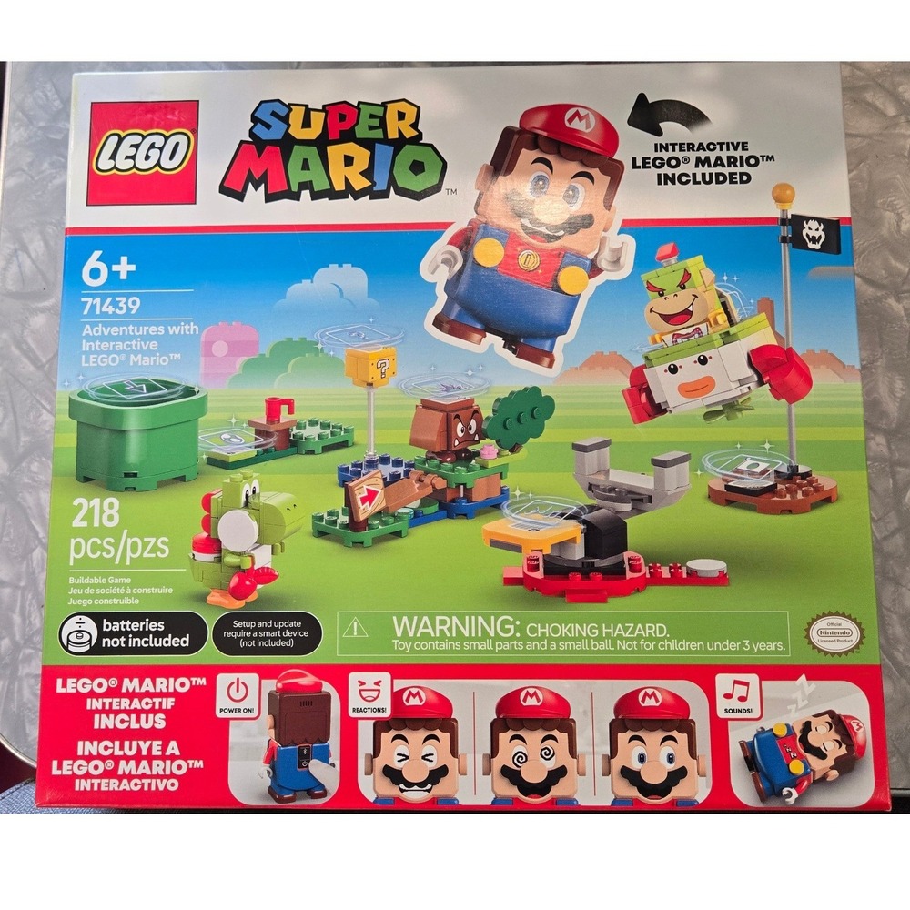 LEGO Super Mario Adventures with Interactive LEGO Mario 71439 Starter Course Set
